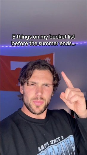 5 things on my bucket list before the summer ends… 👀🔥