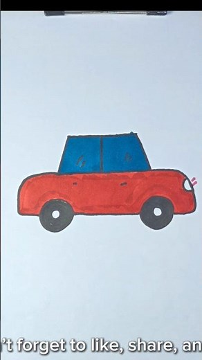 Easy Car Drawing for Kids | Step-by-Step Tutorial | Fun and Quick!