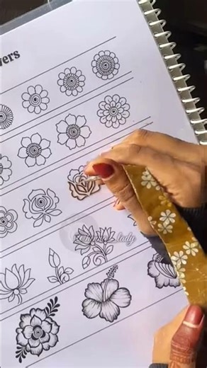 Reusable mehndi book for beginners #mehendi #mehendidesign