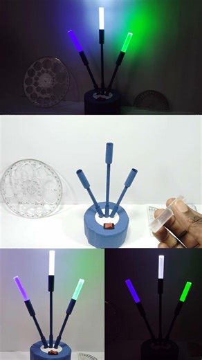 Easy Colorful Paper Light Stick Craft