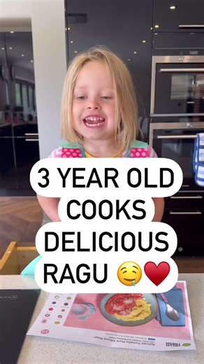Nell's First Solo Cooking Adventure at Age 3