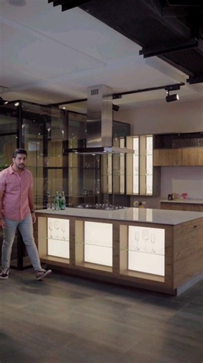 4.5K views · 52 reactions | From meal prep to impromptu workstations, this hidden pull-out table is the game changing feature for turning chaos into culinary calm. Join us on this journey of seamless multitasking and share your favorite kitchen hacks below! #kitchenstyle #cooking #urbanarchitecture #luxurykitchendesigns | Chughtaiz | Facebook