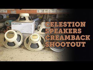 Celestion Creamback M, H, neo and Alnico cream Shootout Pt. 1
