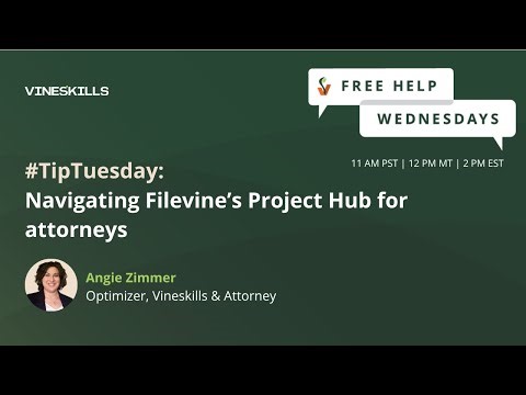 #TipTuesday: Navigating Filevine’s Project Hub for attorneys