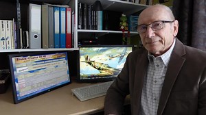 Près de Reims, il répertorie les crashs d’avions de 39-45