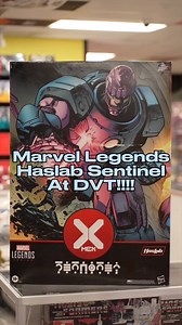 Go big or go home! X-Men Legends Marvel’s Sentinel available now! 26.3-inch (669 mm) Sentinel figure LEDs in the head and chest (2x AAA batteries required, not included) Two 18-inch Sentinel “tentacle” accessories Marvel Legends 6-inch Bastion figure with 6-Inch alternate Sentinel Prime head #haslab #hasbro #sentinal #dallasvintagetoys | Dallas Vintage Toys