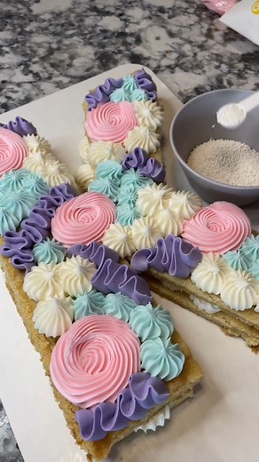 6.9K views · 108 reactions | Letter K Sugar Cookie Cake ✨ #CookieCake #cookiecake #cakedecorating #cookiedecorating #fyp #trending #viral #baking #homemade #dessertideas #sweettooth Letter K sugar cookie cake ✨ Perfectly decorated and oh-so-delicious — a fun baking project for any occasion! | BakerycookiecakesBlue | Facebook