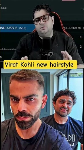 Virat Kohli new hairstyle #viratkohli #hairstyle #trending #kohli #fashion #cricketdose #rcb