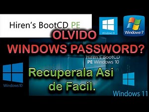 Recuperar clave de Windows con Hiren’s BootCD PE Facil y rapido.