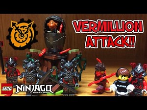Lego Ninjago Vermillion Attack Set Review 70621 2017 Hands of Time - Kai vs Vermillion