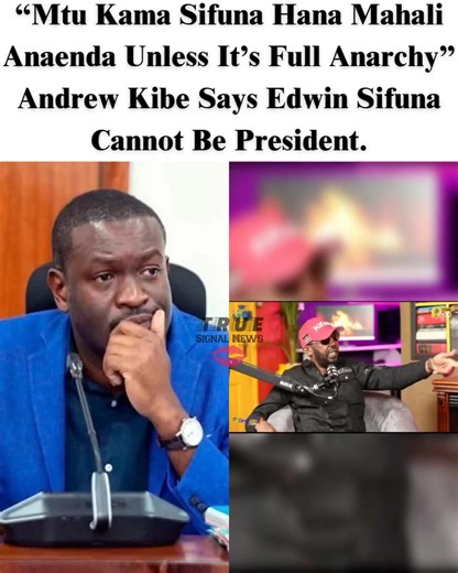 “Mtu Kama Sifuna Hana Mahali Anaenda Unless It’s Full Anarchy” Andrew Kibe Says Edwin Sifuna Cannot Be President.