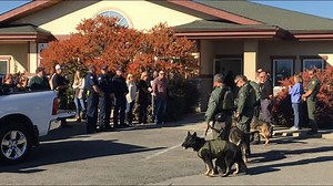 Spokane County Sheriff's Office K-9 Laslo laid to rest