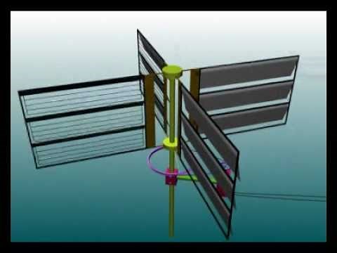 US patent 7780416 blinking sail windmill fast wind