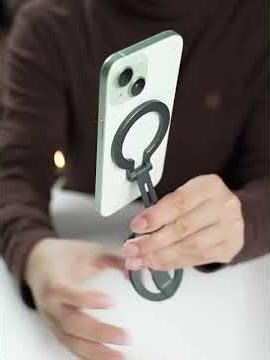 Mini MagSafe Magnetic Phone Holder – Foldable Pocket Tripod, Selfie Stick & Backpack Clip