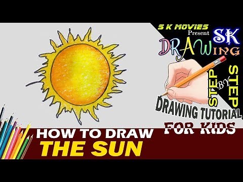 How to draw The Sun | THE SUN | Easy Drawing step by step Tutorial