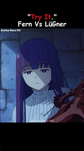Fern Humiliates Lügner in Seconds 💜⚡ | Frieren Anime #shorts #anime