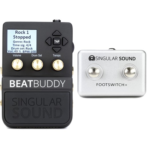 Singular Sound BeatBuddy Drum Machine Pedal with Momentary Footswitch - 10th Anniversary Edition