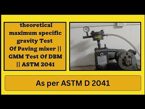 theoretical maximum specific gravity Of Bitumenous Paving mixer || GMM Test Of DBM ||ASTM2041