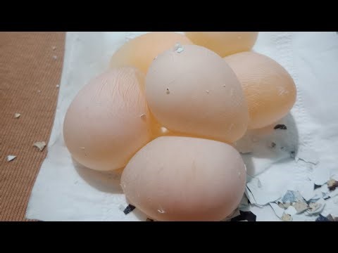 Raw Egg Peeling Challenge |p9 #egg #satisfying #asmr #funny