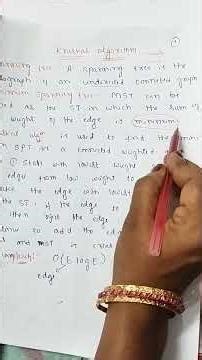 Introduction to Krushkal Algorithm