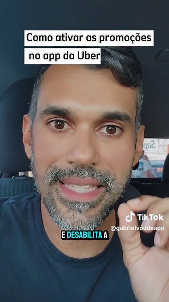 Ativando Promoções no App da Uber