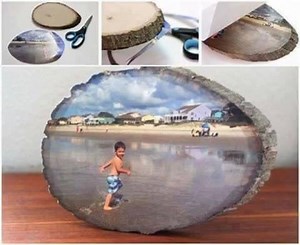TRANSFER PHOTOS ONTO WOOD - Very cool~! See full instructions --> http://parentalperspective.com/diy-wood-slice-photo-transfer/ | Spaceships and Laser Beams