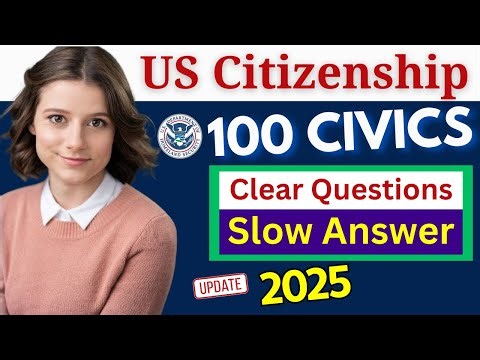 2025 random 100 civics questions and answers - U.S. citizenship interview I N400 Interview #n400