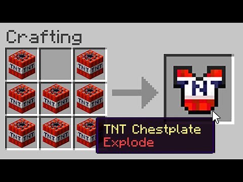 Minecraft Step but You Can Craft Armor from Any Block