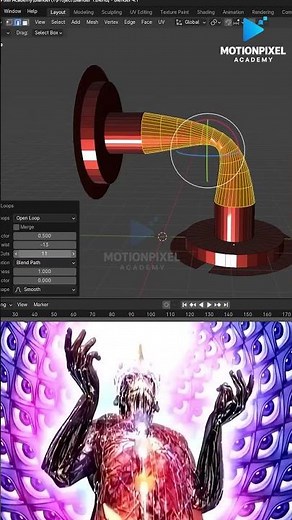 Beginner vs. Pro in Blender#blender #3danimation #blender3d #blendertutorial #3d #ytshorts