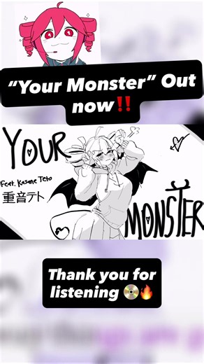 Out Now‼️ “Your Monster (feat. Kasane Teto) - Umbrecki #kasaneteto