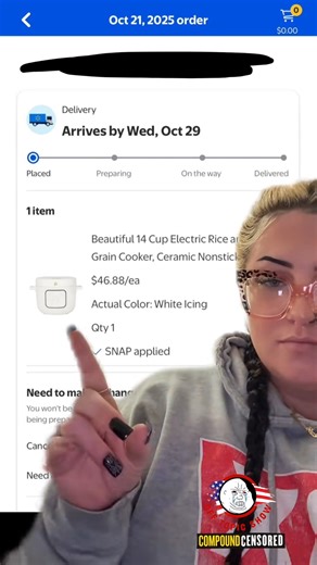 7.5K views · 96 reactions | EBT Rice Cooker Hack? Woman Flexes $0...