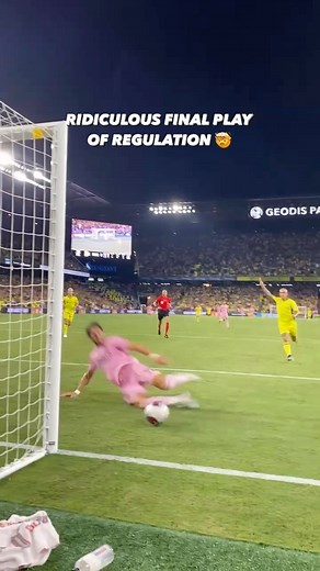 MIAMI WERE INCHES AWAY FROM WINNING ON THE FINAL PLAY OF REGULATION. 🤯 | Major League Soccer (MLS)