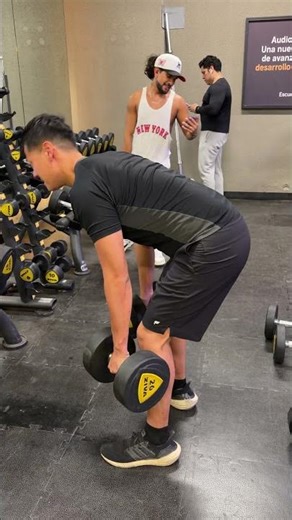 Double arm dumbbell rows smart fit