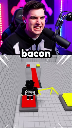 SLENDER TRYS TO TROLL BACON 😱 #roblox#robloxshorts