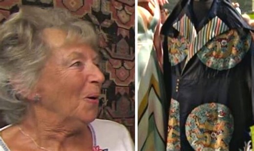 Flog It! guest gobsmacked as silk robe sells for more than £4,000