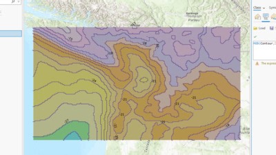 Display Contour Labels at Specific Intervals Using SQL  in ArcGIS Pro