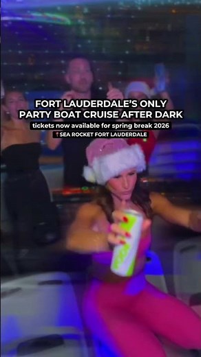 Best Spring Break Party Boat in Fort Lauderdale! | Sea Rocket Water Adventures