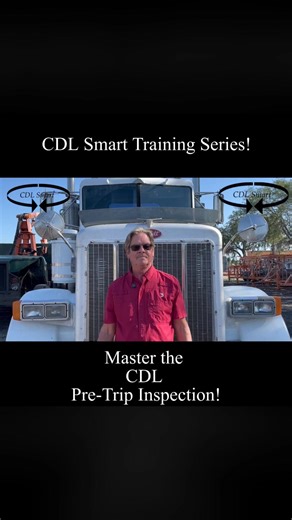 You Have Your Own Personal CDL Trainer teaching you the CDL Pre-Trip Inspection right on your phone! With CDL Smart you are learning it! We have a short preview that will show you how our training programs work! Check it out today! | CDL Smart Video Training Series