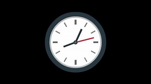 Clock animation with alpha