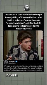 Brian Austin Green admits he thought Beverly Hills, 90210 was finished after its first episodes