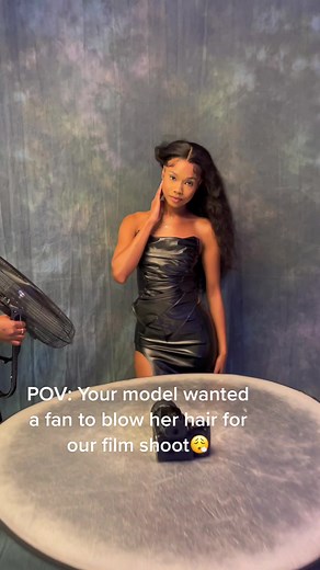 Model's Hair in Motion: Behind the Scenes