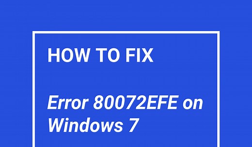 Patch to fix update error 80072EFE on Windows 7