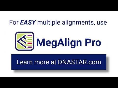 DNASTAR - Multiple Sequence Alignments in MegAlign Pro