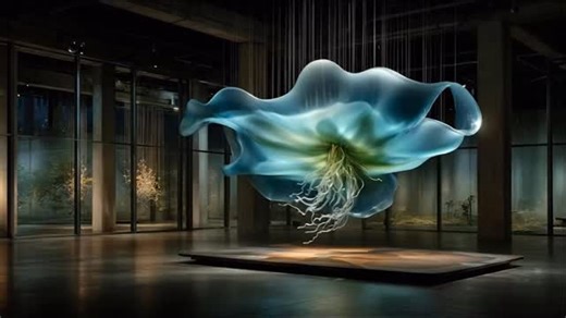 Kelly Boesch on Instagram: "I made these images in #Midjourney experimenting with light, texture and movement. I knew these would animate well in #VEO3. I watched this video on my TV last night and it looks so good. Sets a nice mood. The song is called “House of Light” and it was made using @sunomusic , my lyrics. #ai #aiart #aivideo"