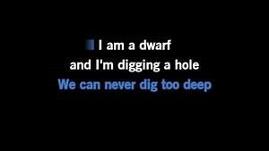 Karaoke Diggy Diggy Hole - The Yogscast - CDG, MP4, KFN - Karaoke Version