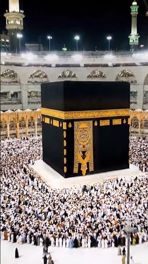 Praying Around the Kaaba Hajj Pilgrimage at Masjid al Haram, Mecca
