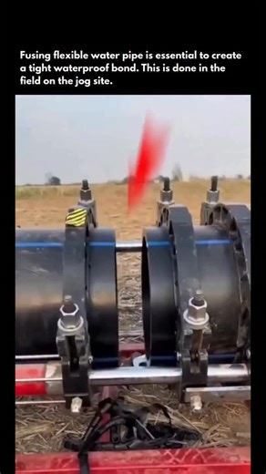 Engineering | Science | Technology on Instagram: "Fusing flexible water pipes is critical for creating a strong, waterproof bond that can handle pressure, movement, and time. This process is done directly on the job site, not in a factory, so installers can adapt to real‑world conditions. The pipe ends are heated until the material softens, then pressed together with controlled force. As they cool, the two pieces become one continuous pipe, not just a joint. No glue. No weak points. Just molecul