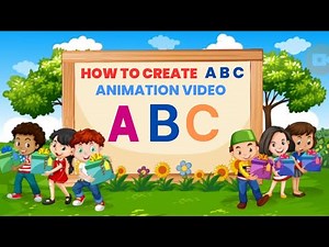 How to make alphabet Animation videos for kids(Cartoon Animation)