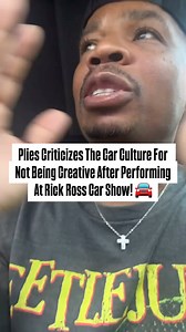 Plies Criticizes The Car Culture For Not Being Creative After Performing At Rick Ross Car Show! 🚘 | Traps N Trunks
