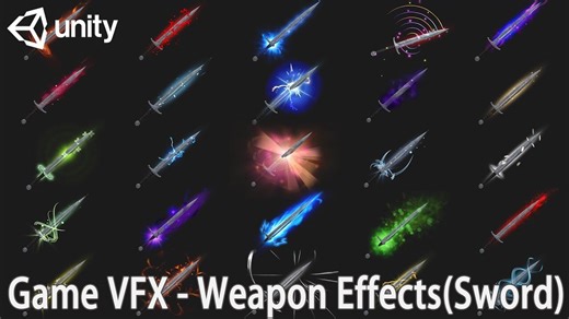 Unity Game VFX_Weapon Effects(Sword), Eric Wang
